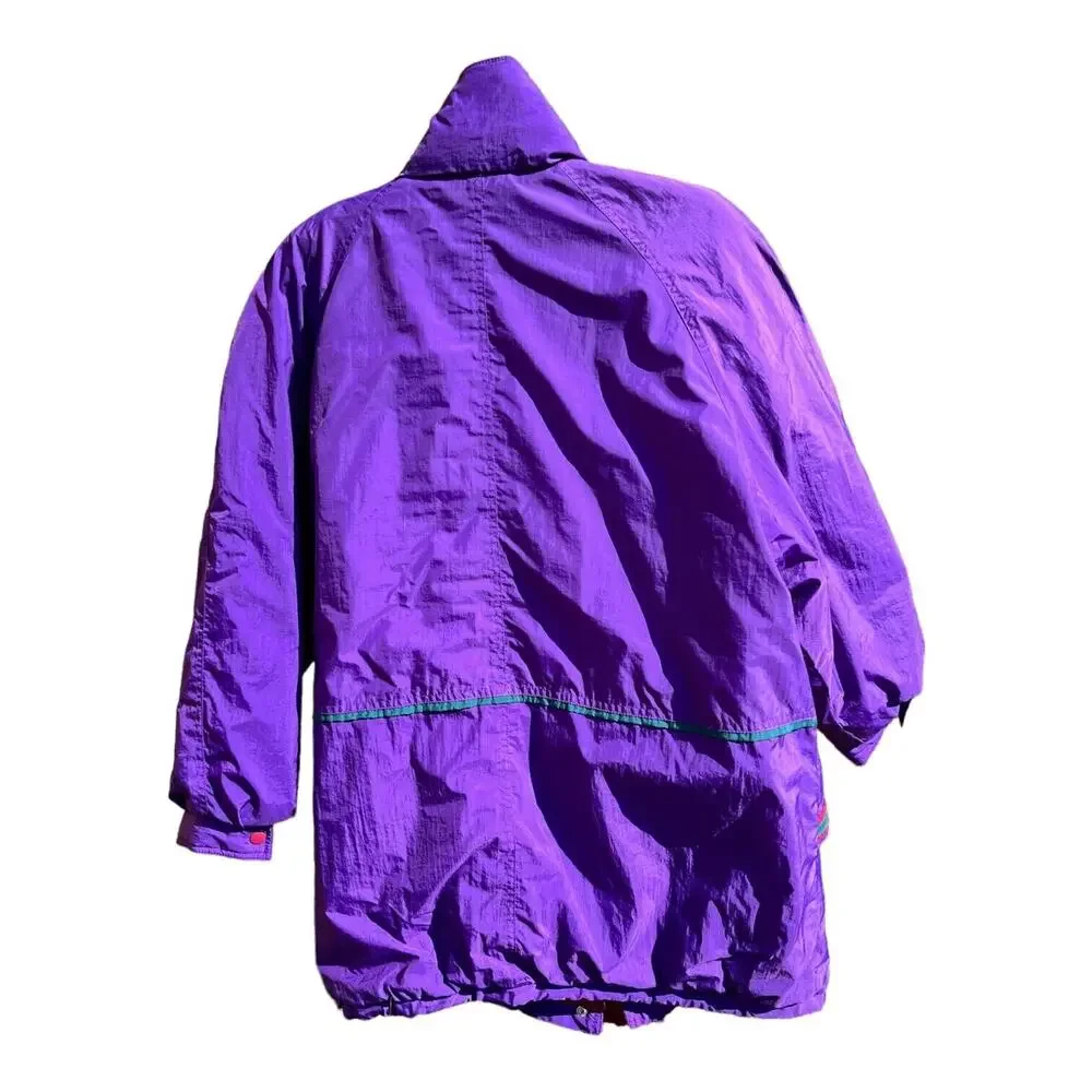 Vintage 80s 90s Dani Colby Retro Color Block Ski Snowboard Jacket Size 3X - Picture 7 of 11